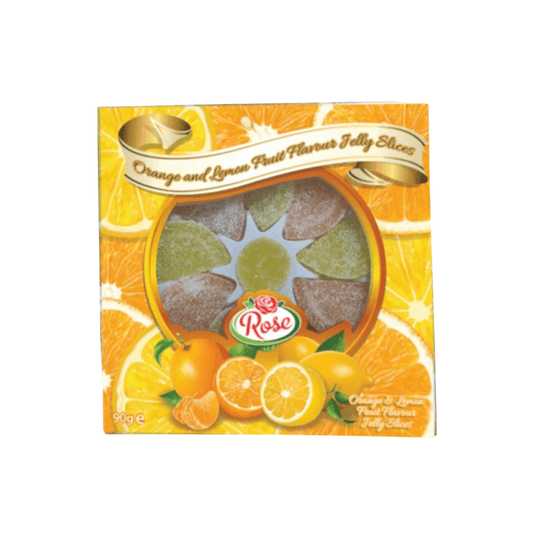 Orange & Lemon Flavour Jelly Slices