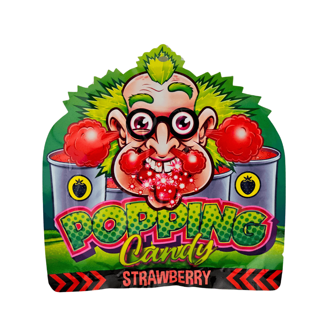 Dr Sour Popping Candy Strawberry 15g