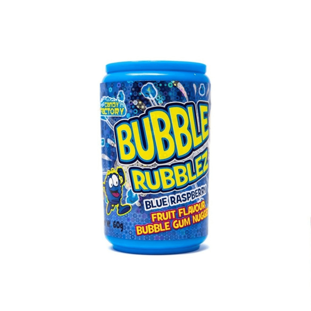 Crazy Candy Factory Bubble Rubblez Blue Raspberry Flavour 60g