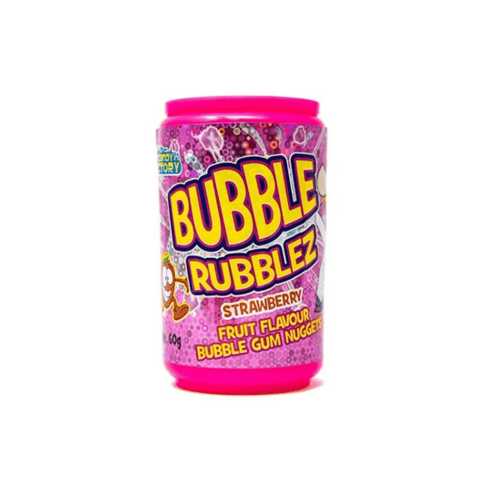 Crazy Candy Factory Bubble Rubblez Strawberry Flavour 60g