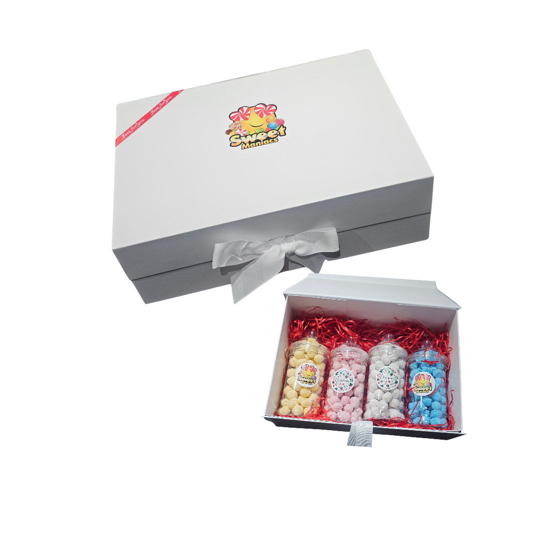 4 Jar Retro sweet Gift Box