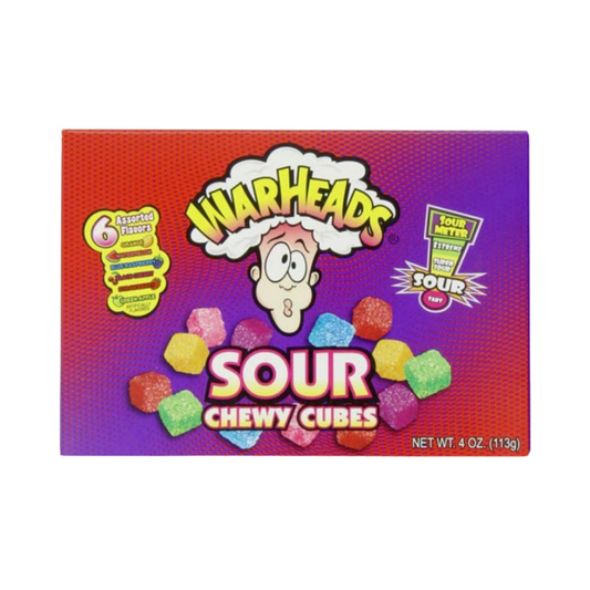 Warheads Sour Cubes Theatre Box 113g