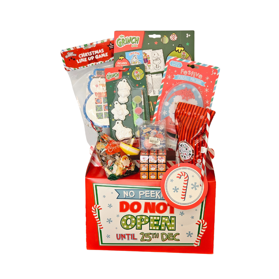 Christmas No peeking Red activity Gift Box