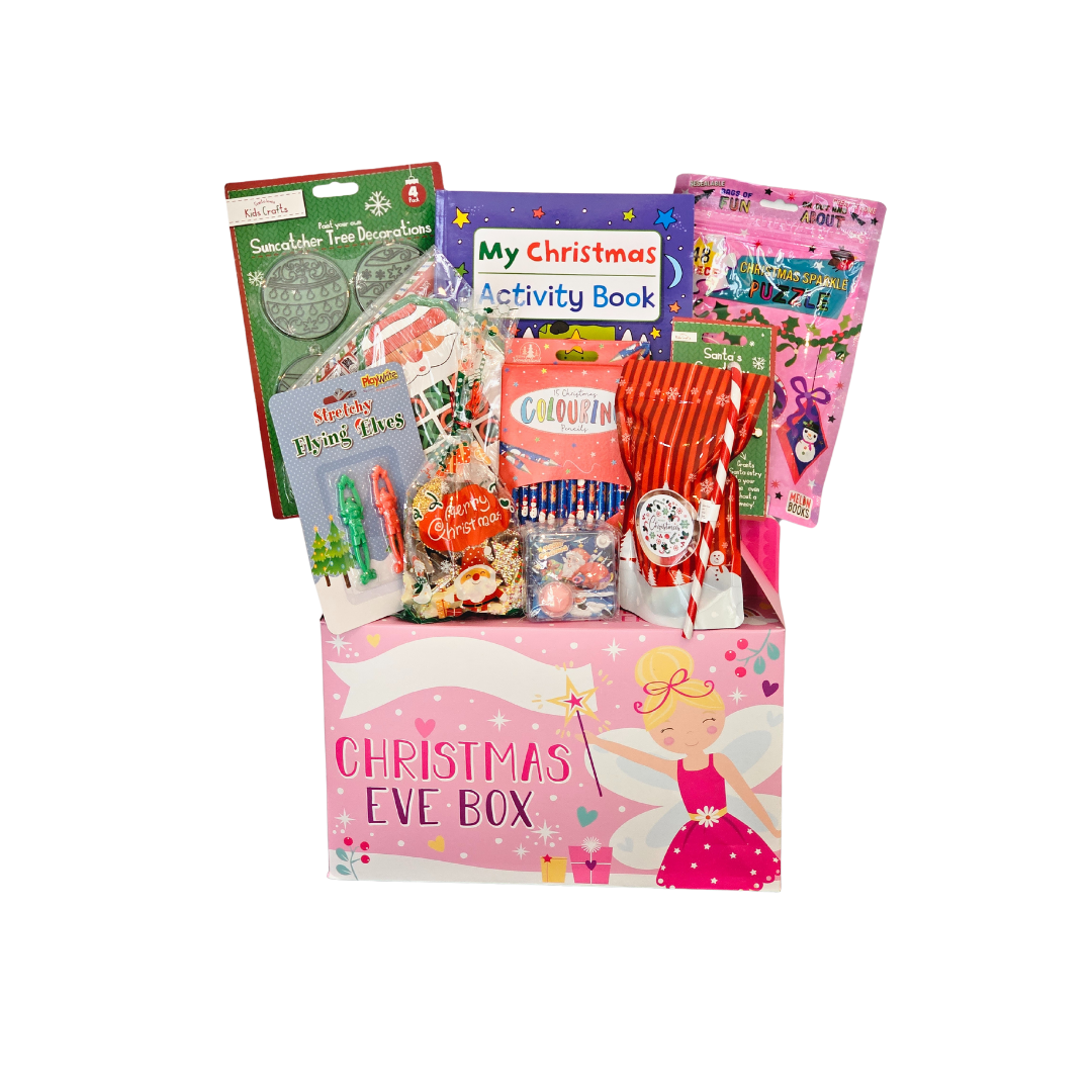 Christmas Pink Sparkle activity Gift Box