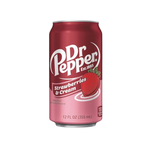 Dr Pepper Strawberries & Cream - 12fl.oz (355ml)