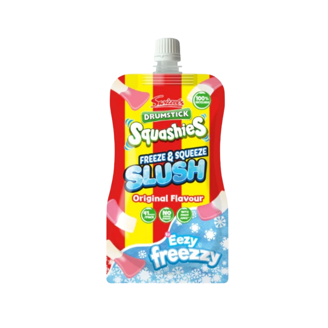 Swizzels Drumsticks Slush Pouch Raspberry & Milk 250g