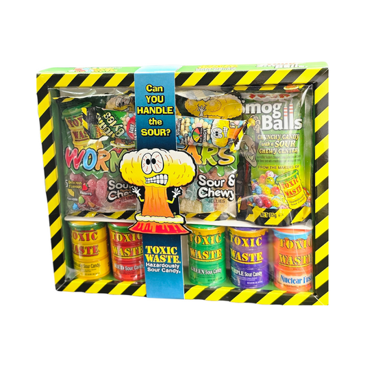 Toxic Waste Sour Candy Gift Box Assortment - 639g