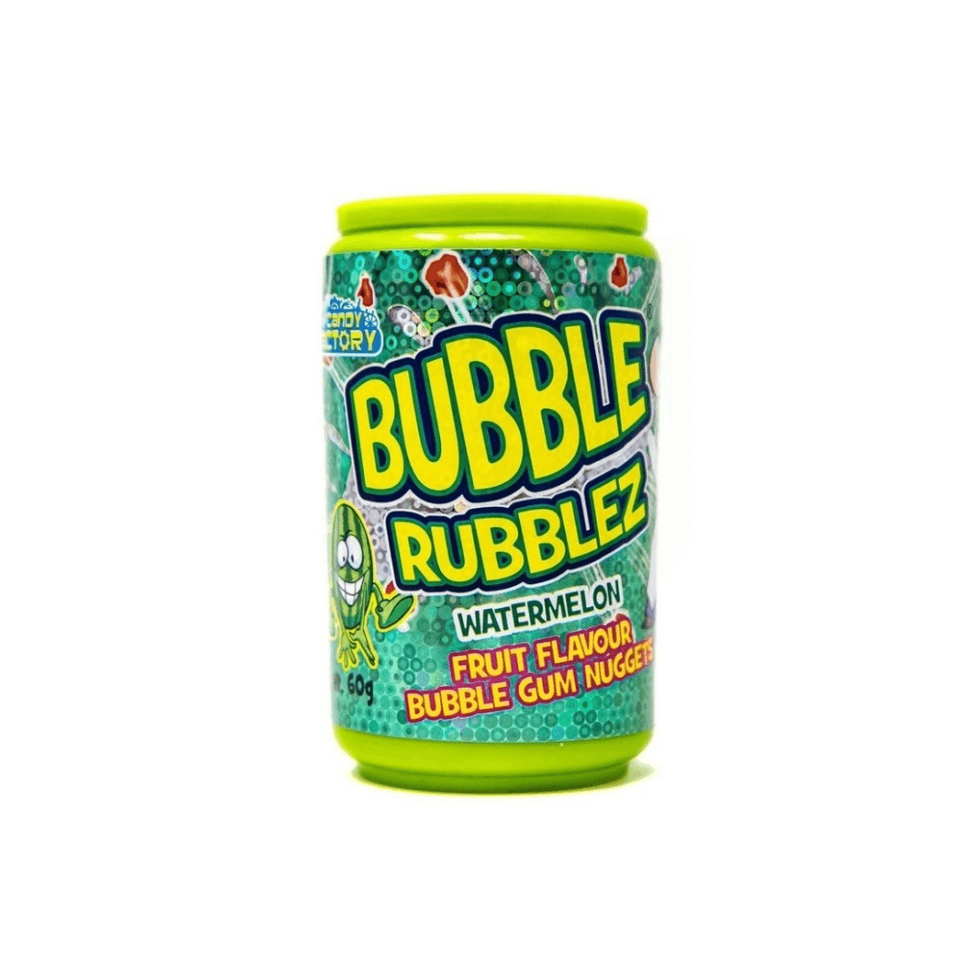 Crazy Candy Factory Bubble Rubblez Watermelon Flavour 60g